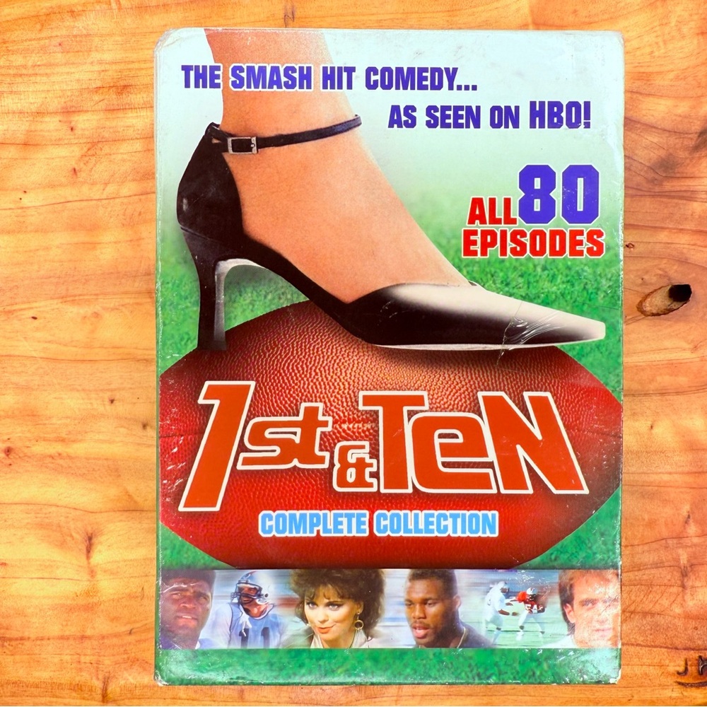 1st & Ten 10 Complete Series Collection 6 Discs, Early HBO Football Comedy DVD